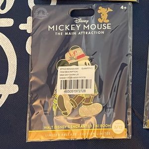 Walt Disney World 50th Anniversary Mickey Main Attraction Pin